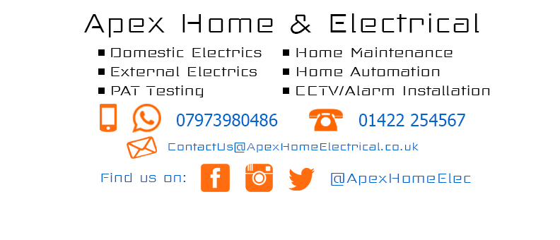 Apex Home & Electrical – Domestic Electrician Halifax