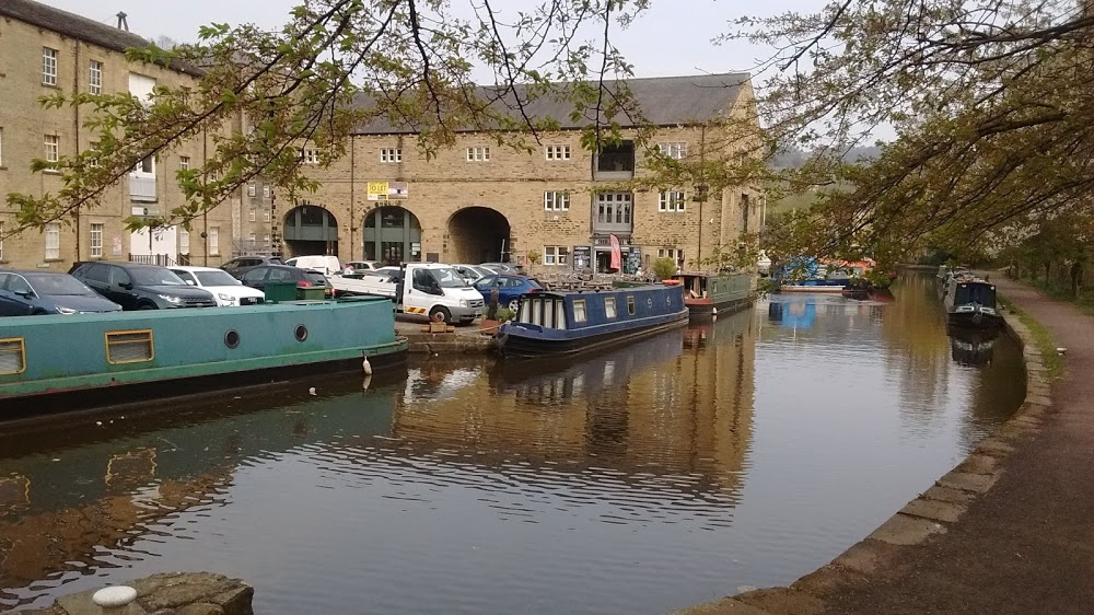 Sowerby Bridge Wharf Towpath Walk Sign Plate